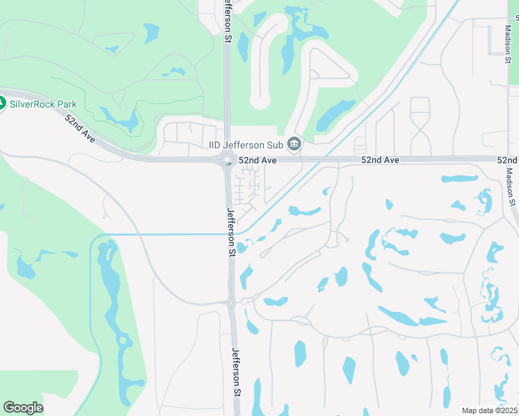 map of restaurants, bars, coffee shops, grocery stores, and more near 52226 Rosewood Lane in La Quinta