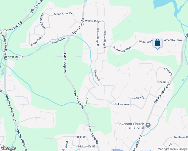 map of restaurants, bars, coffee shops, grocery stores, and more near 5720 Desoto Drive in Pinson
