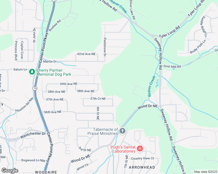 map of restaurants, bars, coffee shops, grocery stores, and more near 3715 5th Street Northeast in Center Point