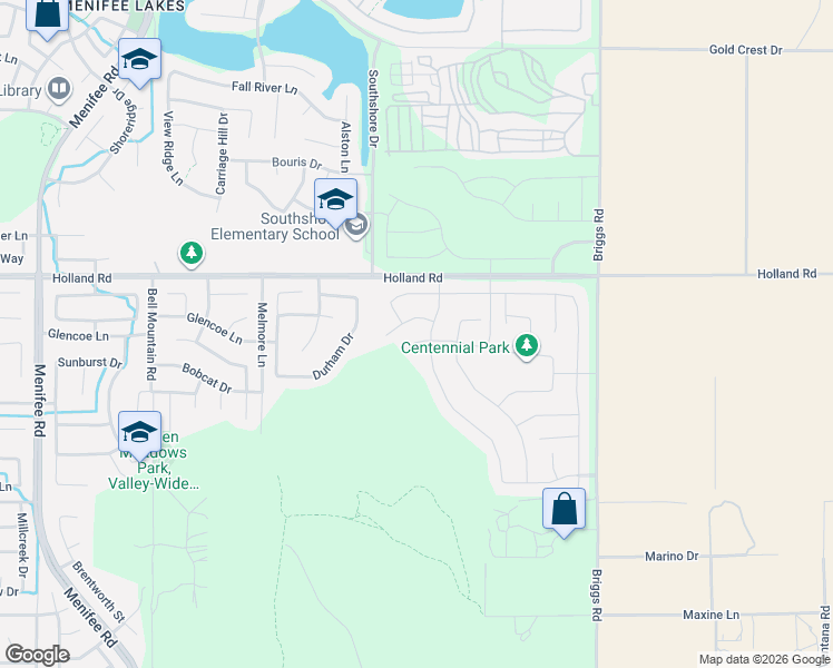 map of restaurants, bars, coffee shops, grocery stores, and more near 29530 Shire Horse Way in Menifee