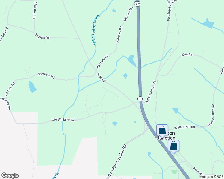 map of restaurants, bars, coffee shops, grocery stores, and more near 257 Tripp Lane in Carrollton
