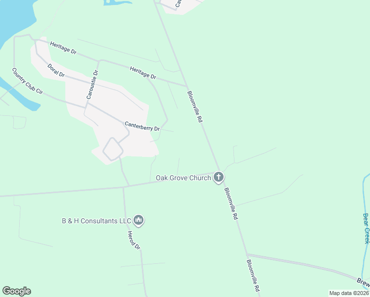 map of restaurants, bars, coffee shops, grocery stores, and more near 3329 Oak Grove Church Road in Manning