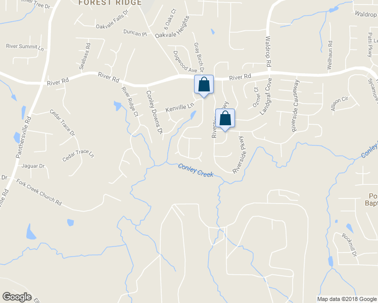 map of restaurants, bars, coffee shops, grocery stores, and more near 3867 Laurenhill Lane in Decatur