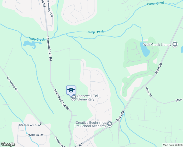 map of restaurants, bars, coffee shops, grocery stores, and more near 529 Longview Lane in Atlanta