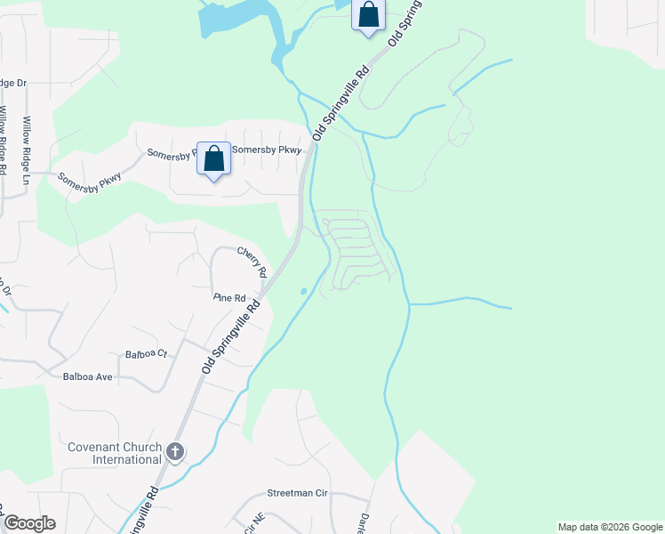map of restaurants, bars, coffee shops, grocery stores, and more near 5725 Marchester Circle in Pinson