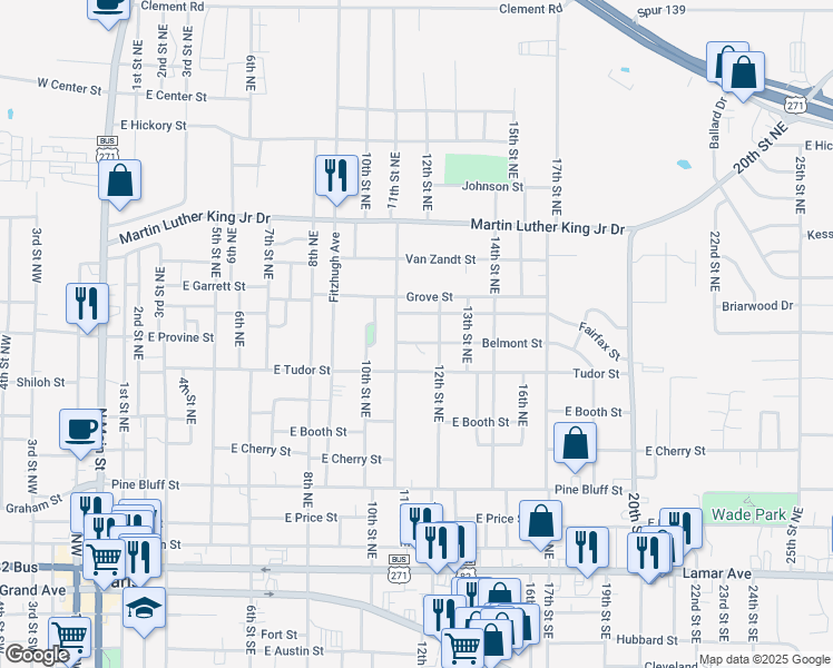 map of restaurants, bars, coffee shops, grocery stores, and more near 1129 Belmont Street in Paris