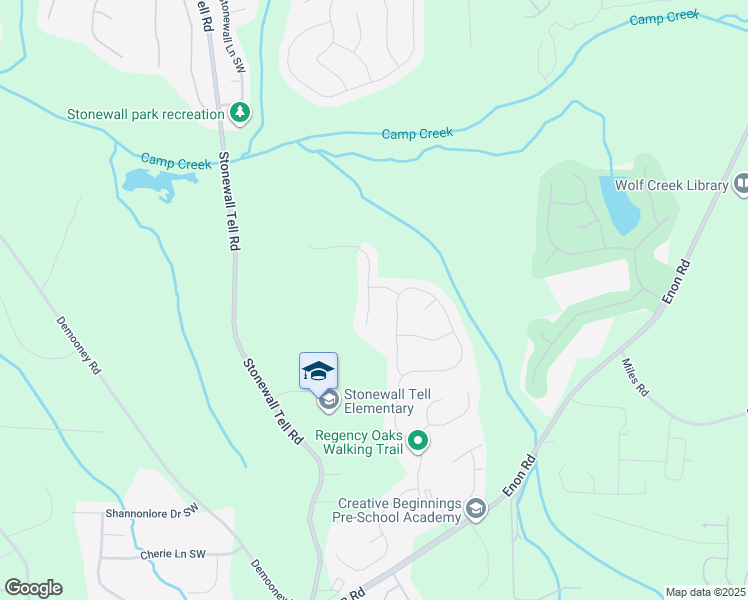 map of restaurants, bars, coffee shops, grocery stores, and more near 529 Longview Lane in Atlanta