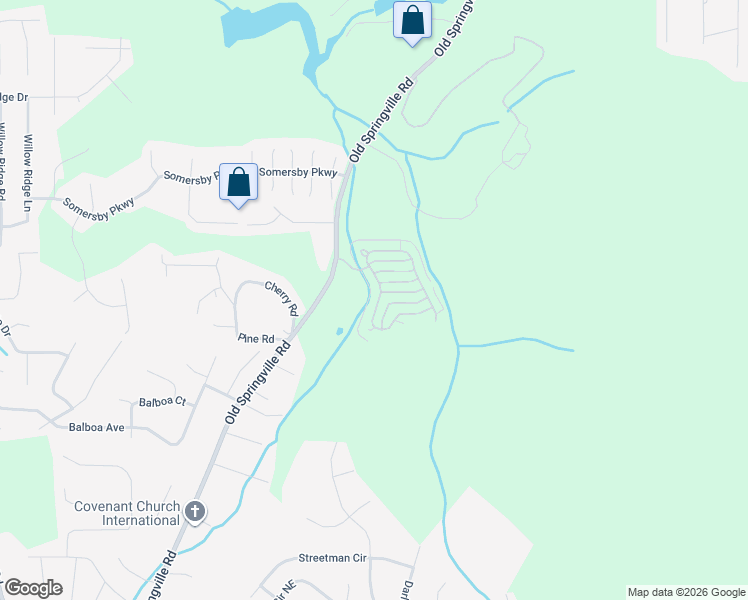 map of restaurants, bars, coffee shops, grocery stores, and more near 5725 Marchester Circle in Pinson