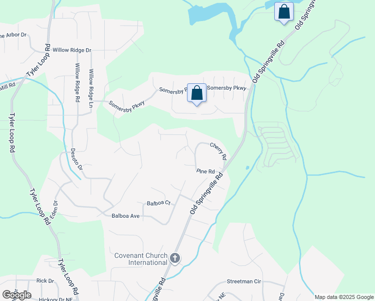 map of restaurants, bars, coffee shops, grocery stores, and more near 5473 Dogwood Road in Pinson