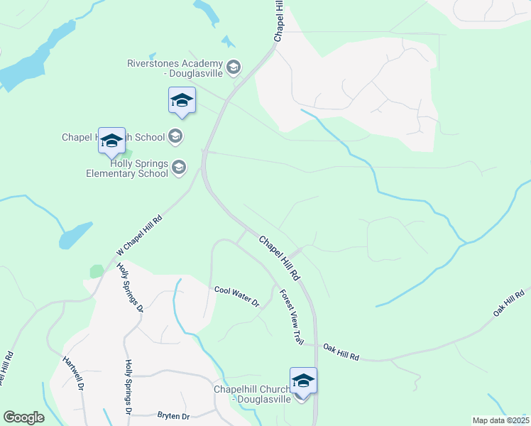 map of restaurants, bars, coffee shops, grocery stores, and more near 5112 Eastbrook Road in Douglasville
