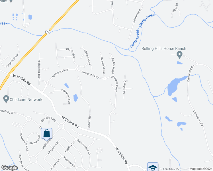 map of restaurants, bars, coffee shops, grocery stores, and more near 7190 Glaspie Way in Atlanta