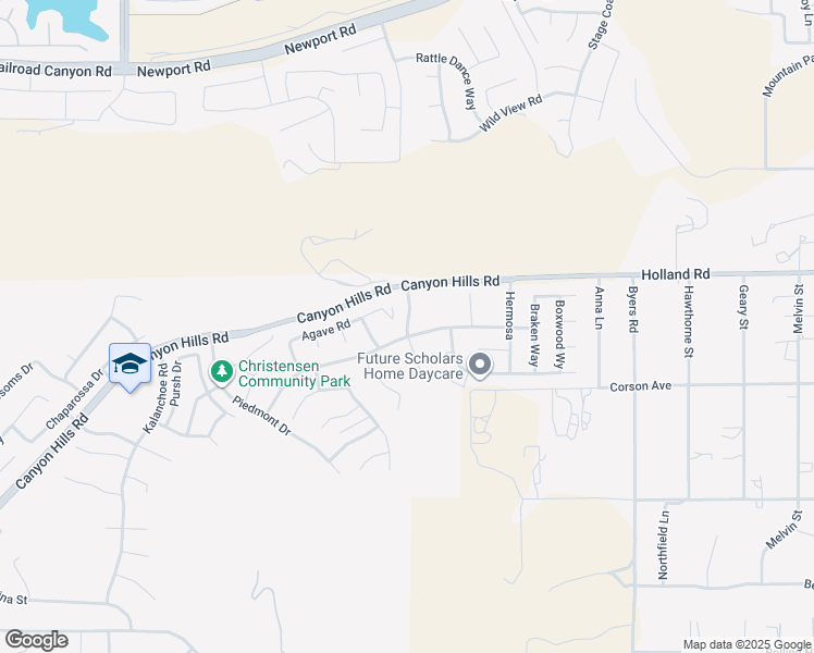 map of restaurants, bars, coffee shops, grocery stores, and more near Acanthus Drive in Menifee