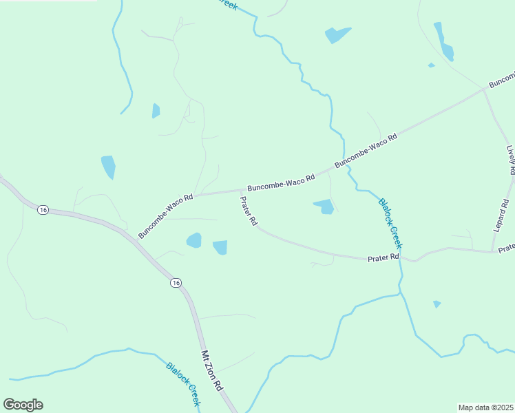 map of restaurants, bars, coffee shops, grocery stores, and more near 22 Prater Road in Waco