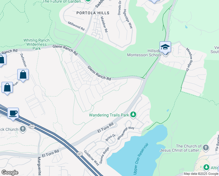 map of restaurants, bars, coffee shops, grocery stores, and more near 1925 Aliso Canyon Drive in Lake Forest
