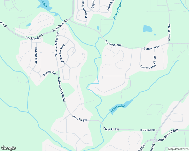 map of restaurants, bars, coffee shops, grocery stores, and more near 1240 Falls Creek Court in Conyers