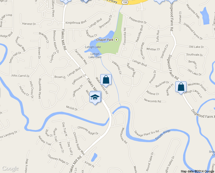 map of restaurants, bars, coffee shops, grocery stores, and more near 4017 William and Mary Court in Decatur