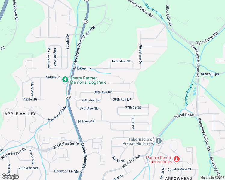 map of restaurants, bars, coffee shops, grocery stores, and more near 300 39th Avenue Northeast in Center Point