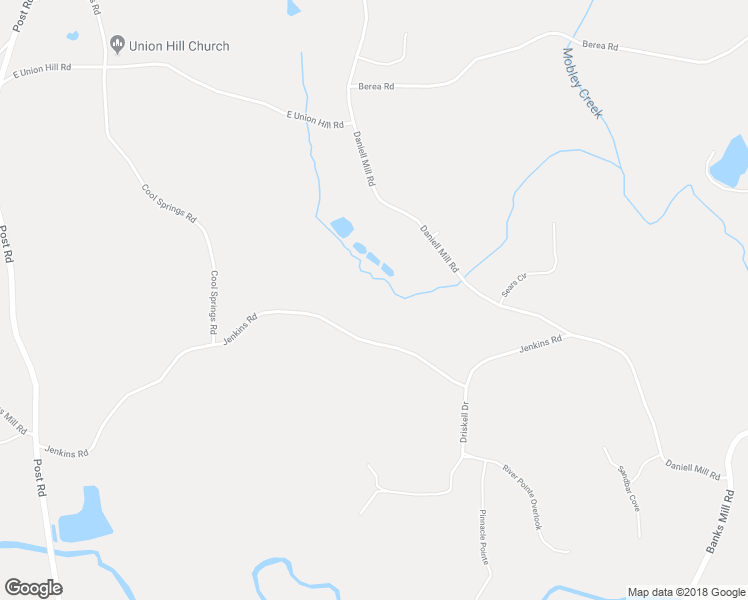 map of restaurants, bars, coffee shops, grocery stores, and more near 8380 Jenkins Road in Winston