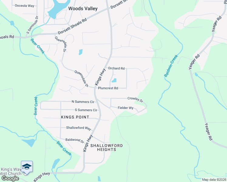 map of restaurants, bars, coffee shops, grocery stores, and more near 6081 Plumcrest Road in Douglasville