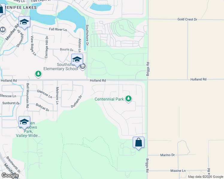 map of restaurants, bars, coffee shops, grocery stores, and more near 31045 Quarter Horse Way in Menifee