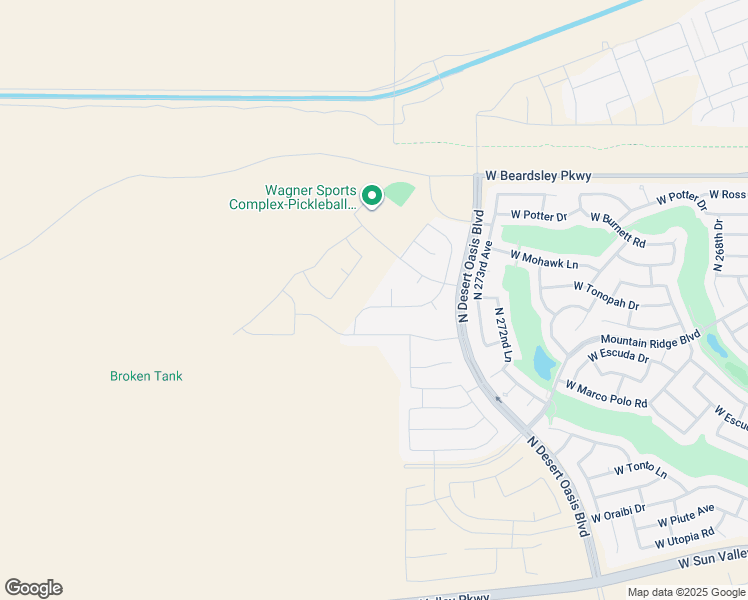 map of restaurants, bars, coffee shops, grocery stores, and more near 27552 West Tonopah Drive in Buckeye