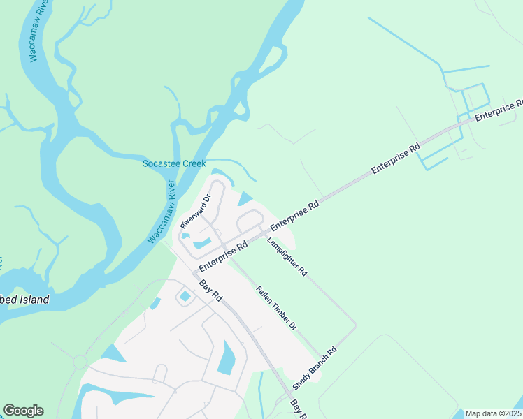 map of restaurants, bars, coffee shops, grocery stores, and more near 168 Rose Water Loop in Myrtle Beach