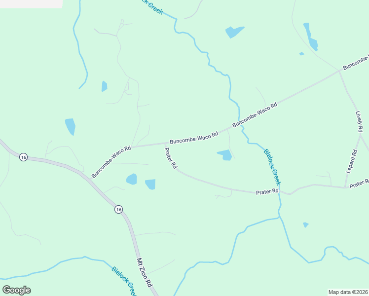 map of restaurants, bars, coffee shops, grocery stores, and more near 22 Prater Road in Waco