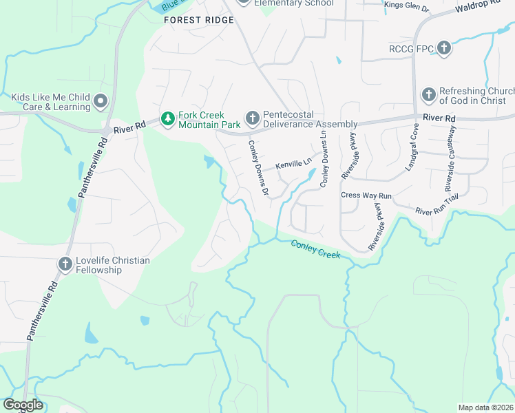 map of restaurants, bars, coffee shops, grocery stores, and more near 2986 Patty Hollow in Decatur