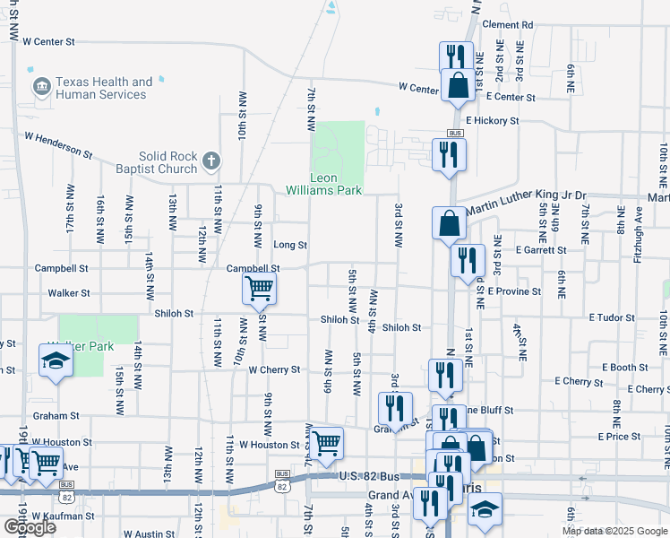 map of restaurants, bars, coffee shops, grocery stores, and more near 561 West Provine Street in Paris