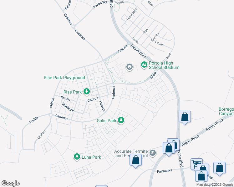 map of restaurants, bars, coffee shops, grocery stores, and more near 73 Culture in Irvine