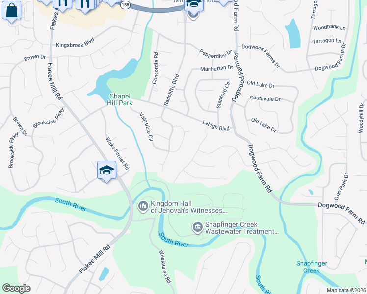 map of restaurants, bars, coffee shops, grocery stores, and more near 3851 Prentiss Drive in Decatur