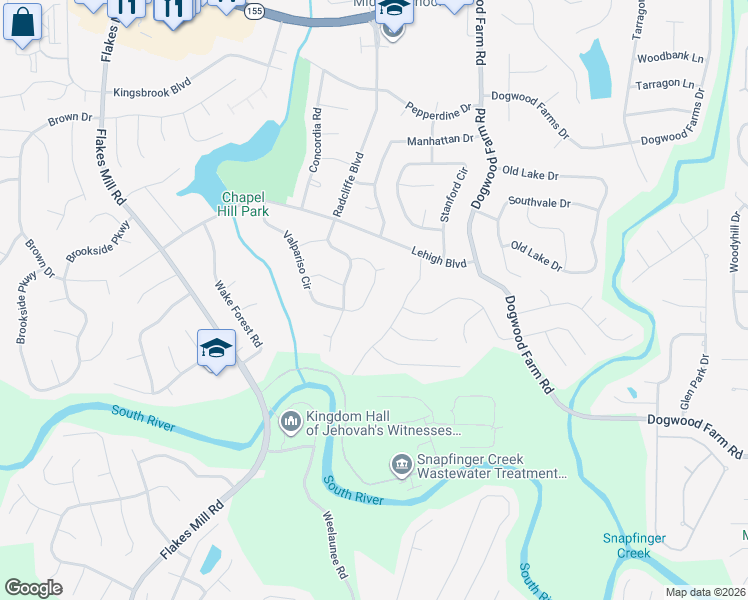 map of restaurants, bars, coffee shops, grocery stores, and more near 3851 Prentiss Drive in Decatur