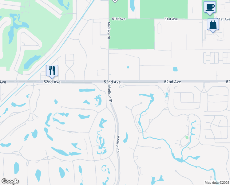 map of restaurants, bars, coffee shops, grocery stores, and more near 81105 Columbus Way in La Quinta