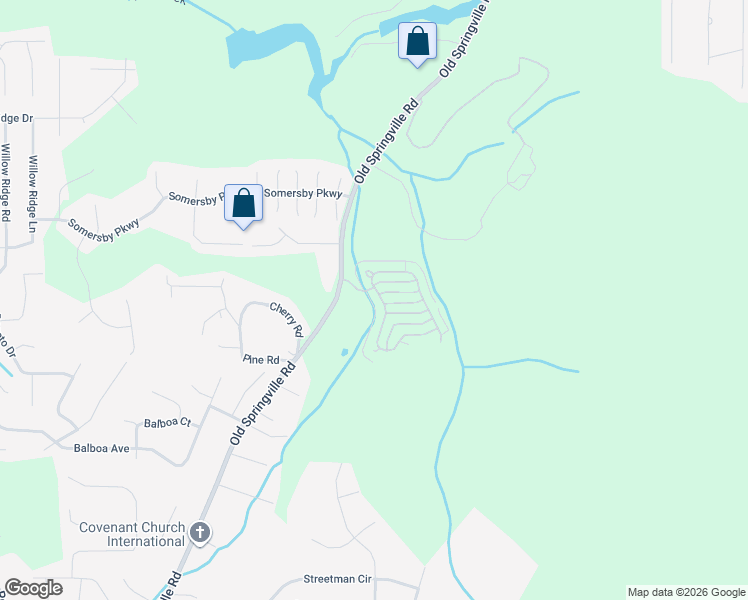 map of restaurants, bars, coffee shops, grocery stores, and more near 5725 Marchester Circle in Pinson