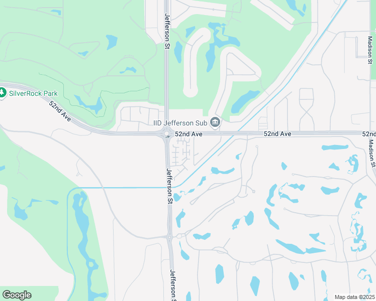 map of restaurants, bars, coffee shops, grocery stores, and more near 52226 Rosewood Lane in La Quinta