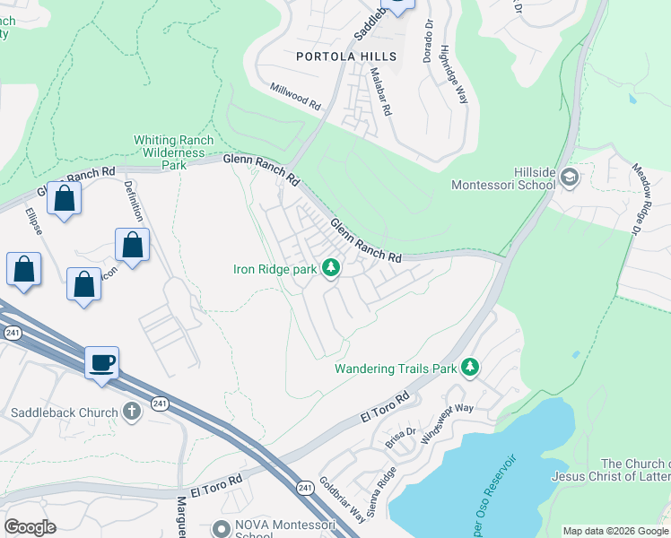 map of restaurants, bars, coffee shops, grocery stores, and more near in Lake Forest