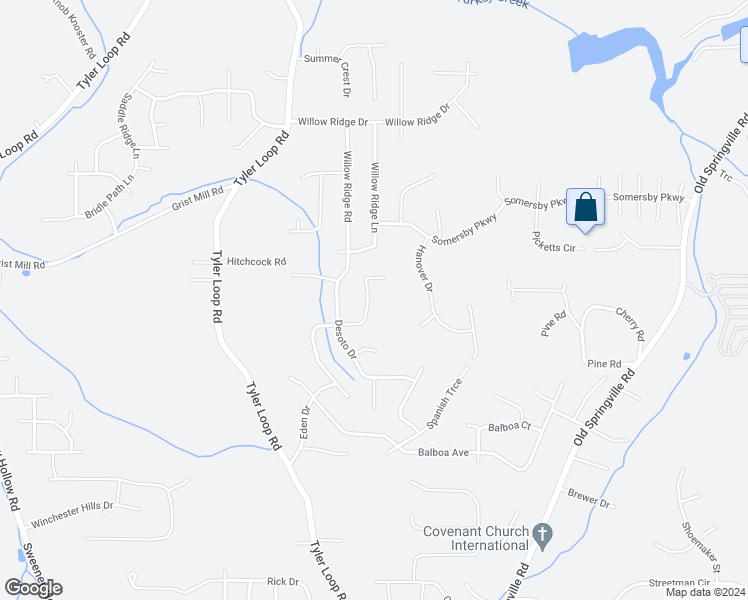 map of restaurants, bars, coffee shops, grocery stores, and more near 5767 Balboa Terrace in Pinson