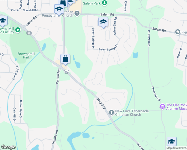 map of restaurants, bars, coffee shops, grocery stores, and more near 3783 Eagle Woods Circle in Stonecrest