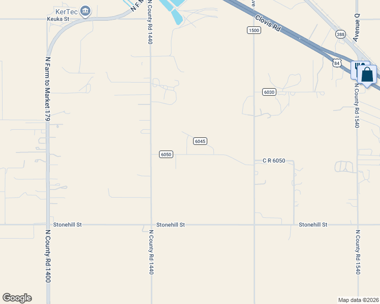 map of restaurants, bars, coffee shops, grocery stores, and more near 7812 North C R 1440 in Shallowater