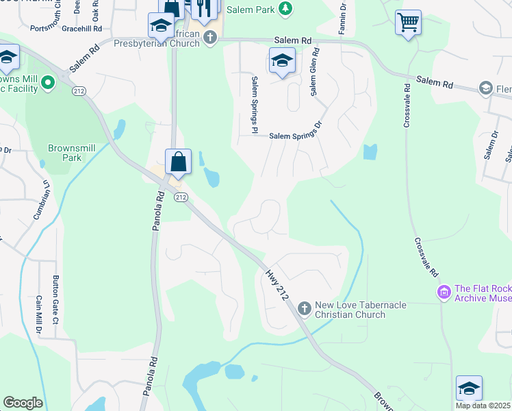 map of restaurants, bars, coffee shops, grocery stores, and more near 3791 Eagle Woods Circle in Stonecrest