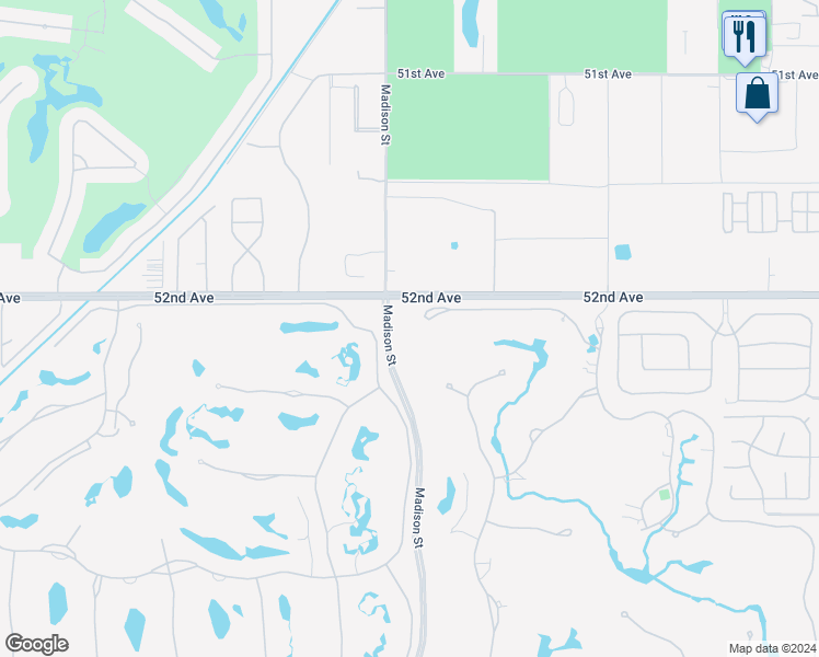 map of restaurants, bars, coffee shops, grocery stores, and more near 81105 Columbus Way in La Quinta