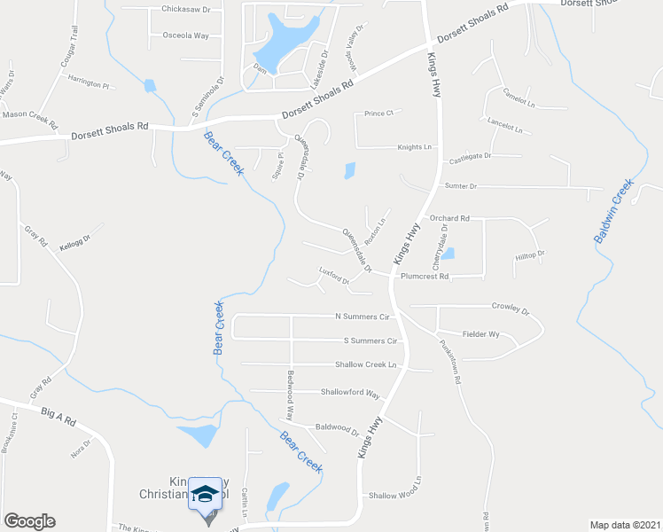 map of restaurants, bars, coffee shops, grocery stores, and more near 5069 Luxford Drive in Douglasville