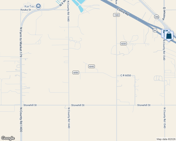 map of restaurants, bars, coffee shops, grocery stores, and more near 7812 North C R 1440 in Shallowater