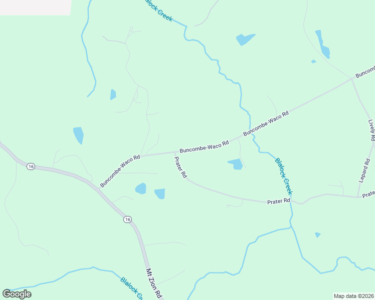 map of restaurants, bars, coffee shops, grocery stores, and more near 290 Buncombe-Waco Road in Waco