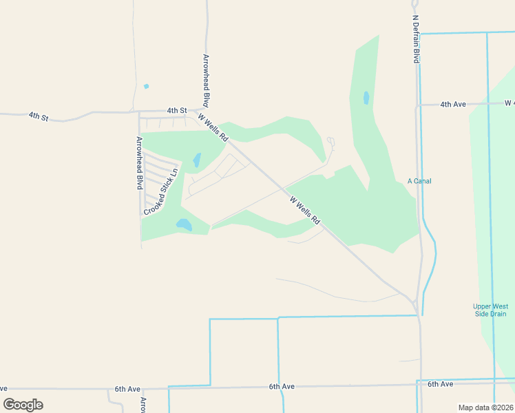 map of restaurants, bars, coffee shops, grocery stores, and more near 3410 Quail Run Road in Blythe