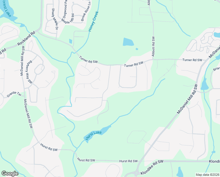 map of restaurants, bars, coffee shops, grocery stores, and more near 792 Havenridge Drive Southwest in Conyers