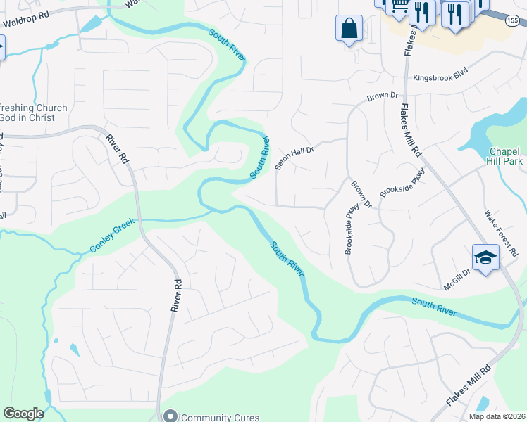map of restaurants, bars, coffee shops, grocery stores, and more near 3637 John Carrol Drive in Decatur