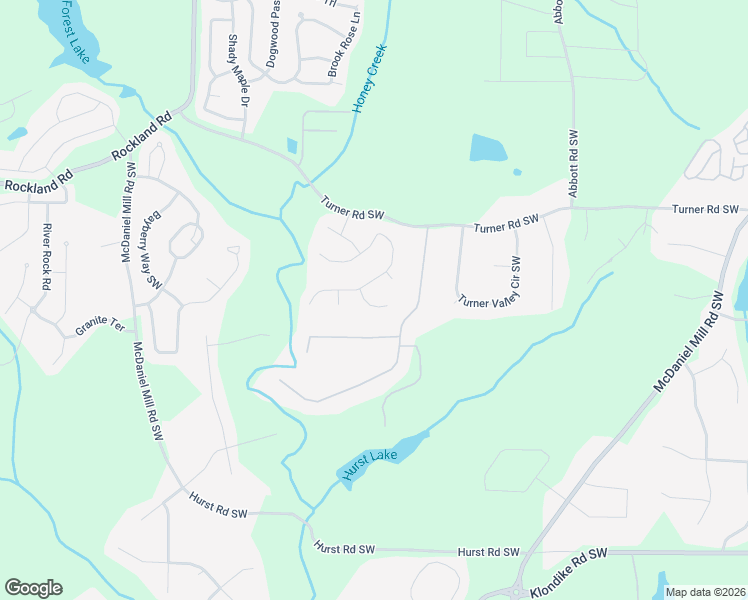 map of restaurants, bars, coffee shops, grocery stores, and more near 3109 Wild Plum Place Southwest in Conyers