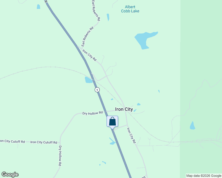 map of restaurants, bars, coffee shops, grocery stores, and more near 1785 Iron City Road in Anniston