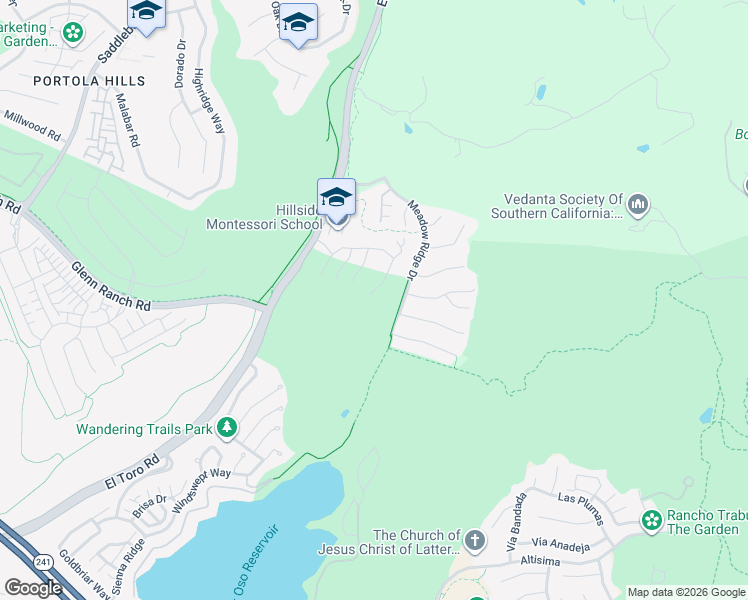 map of restaurants, bars, coffee shops, grocery stores, and more near 47 Cielo Azul in Mission Viejo